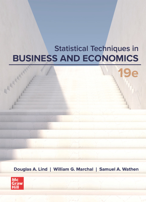 Statistical Techniques in Business and Economics 19th Edition